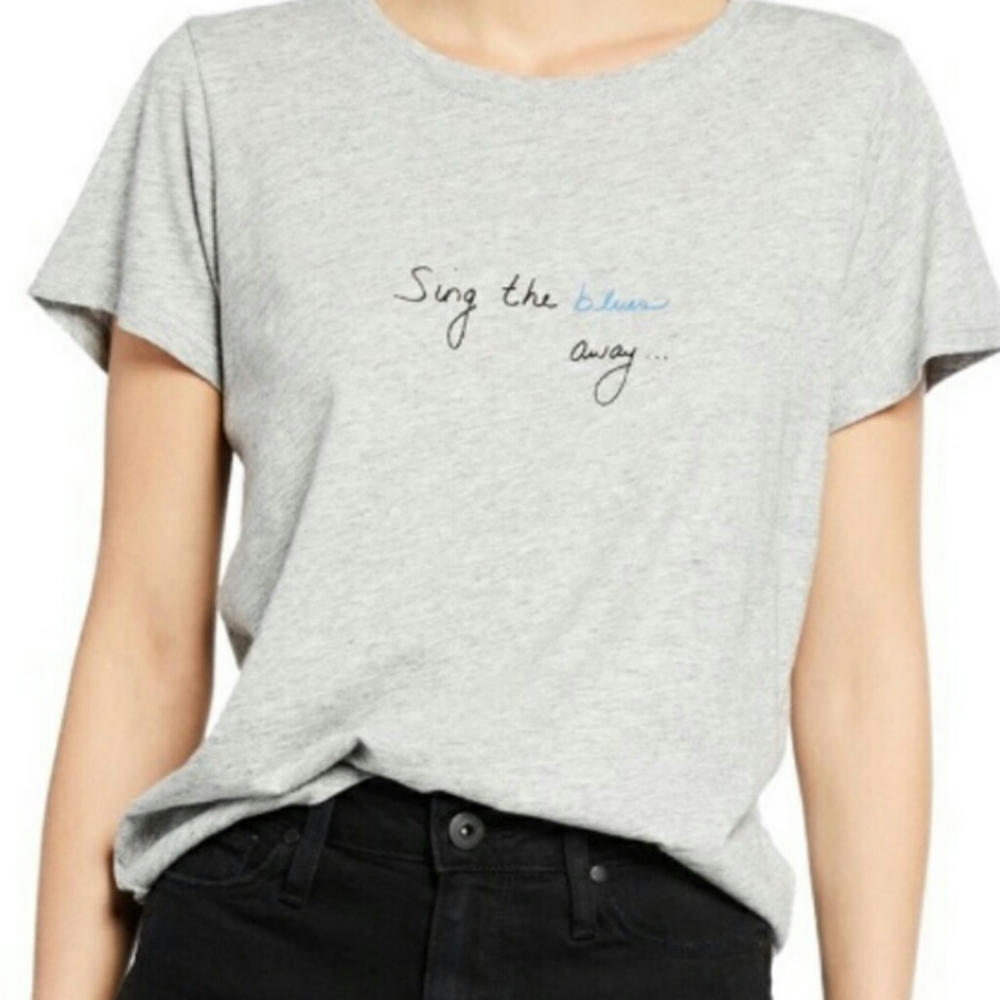PAIGE Ellison Sing the Blues Away Tee Shirt